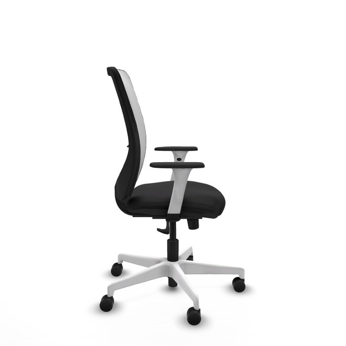 PIQUERAS Y CRESPO Silla de oficina Zulema con mecanismo Sincro, Negro y Blanco PIQUERAS Y CRESPO Silla de oficina Zulema con mecanismo Sincro, Negro y Blanco