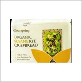 Clearspring Biscotes de Centeno y Sésamo Bio 200gr