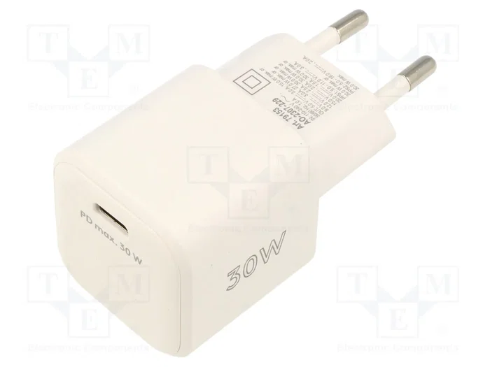 GOOBAY Cargador de Red 30W USB-C con Tecnología GaN GOOBAY Cargador de Red 30W USB-C con Tecnología GaN