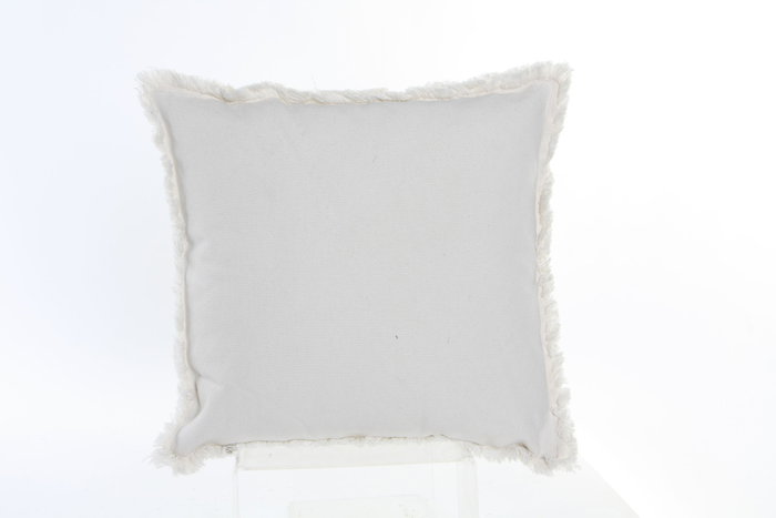 DKD Home Decor Cojín Estrellas Beige y Gris