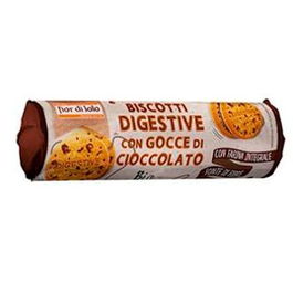 Fior di Loto Galletas Digestive con Chips de Chocolate Tubo 250Gr Bio