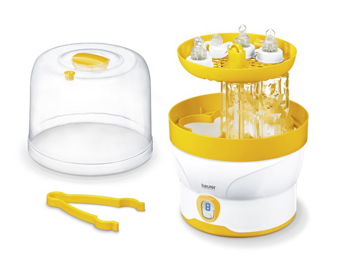 Beurer BY-76 Esterilizador de Vapor Digital para Biberones y Accesorios con Pantalla LED Beurer BY-76 Esterilizador de Vapor Digital para Biberones y Accesorios con Pantalla LED