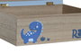 DKD Home Decor Caja MDF Dinosaurio Azul 24x19x8,5 cm