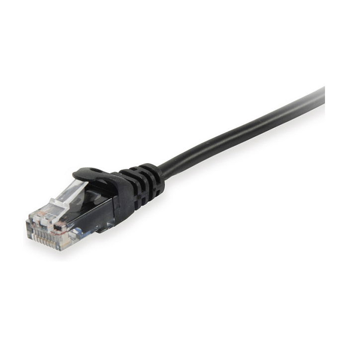EQUIP 603151 Cable de Red Cat6A U/UTP 2xRJ45 0.15m Negro LSZH