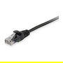 EQUIP 603151 Cable de Red Cat6A U/UTP 2xRJ45 0.15m Negro LSZH