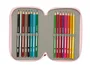 Safta Plumier Escolar Glowlab Frutitas Triple Cremallera 37 Piezas