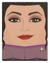 Squaroes Squaroe Star Trek: The Next Generation ST024 - Deanna Troi