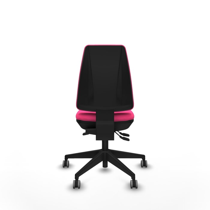PIQUERAS Y CRESPO Silla de oficina Elche Rosa con mecanismo Asincro