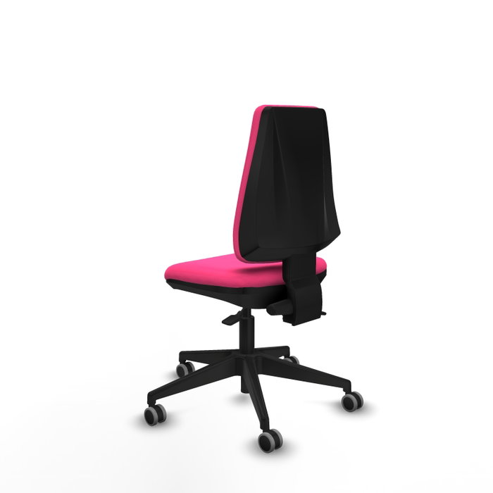 PIQUERAS Y CRESPO Silla de oficina Elche Rosa con mecanismo Asincro