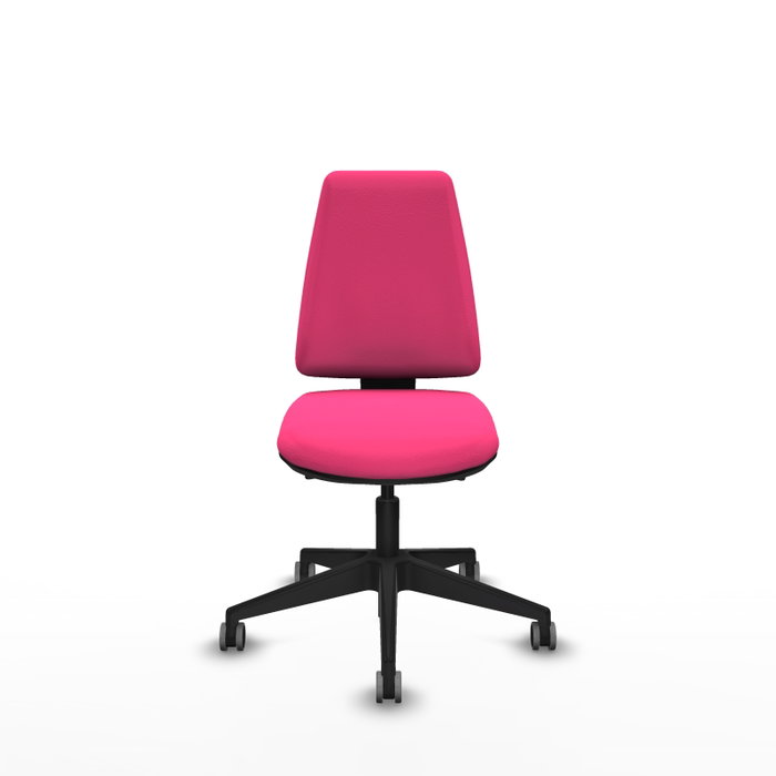 PIQUERAS Y CRESPO Silla de oficina Elche Rosa con mecanismo Asincro