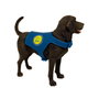 DEQUBE Perro Labrador Retriever Chocolate con Chaleco Bocalán