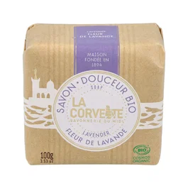 LA CORVETTE Jabon En Pastilla Flor De Lavanda 100Gr. Bio