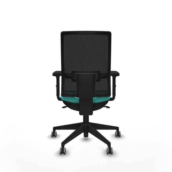 PIQUERAS Y CRESPO Silla de oficina Horna con mecanismo Sincro, Turquesa y Negro PIQUERAS Y CRESPO Silla de oficina Horna con mecanismo Sincro, Turquesa y Negro
