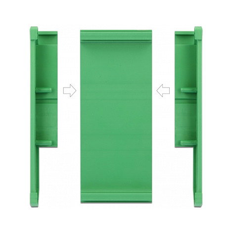 DeLOCK Soporte de tablero (107 mm) para carril DIN de 5 cm DeLOCK Soporte de tablero (107 mm) para carril DIN de 5 cm
