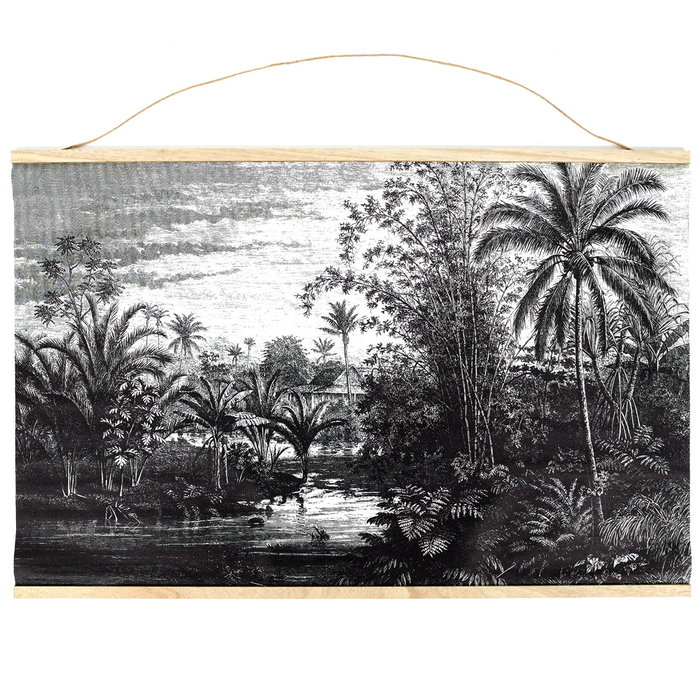 Home Deco Factory Mural Paisaje Tela Black Forest 110x73 cm Cuadro Decorativo Home Deco Factory Mural Paisaje Tela Black Forest 110x73 cm Cuadro Decorativo