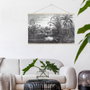 Home Deco Factory Mural Paisaje Tela Black Forest 110x73 cm Cuadro Decorativo