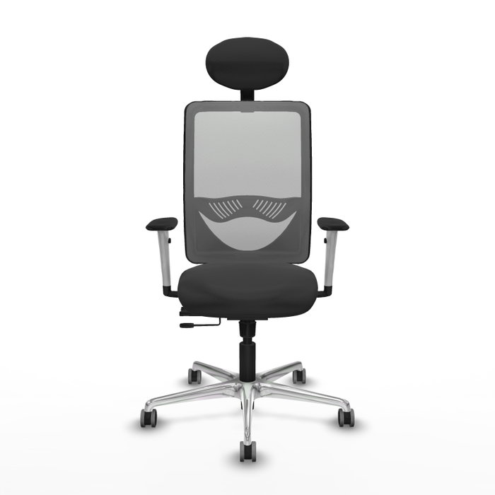 PIQUERAS Y CRESPO Silla de oficina Zulema Gris con mecanismo Sincro/Traslack PIQUERAS Y CRESPO Silla de oficina Zulema Gris con mecanismo Sincro/Traslack