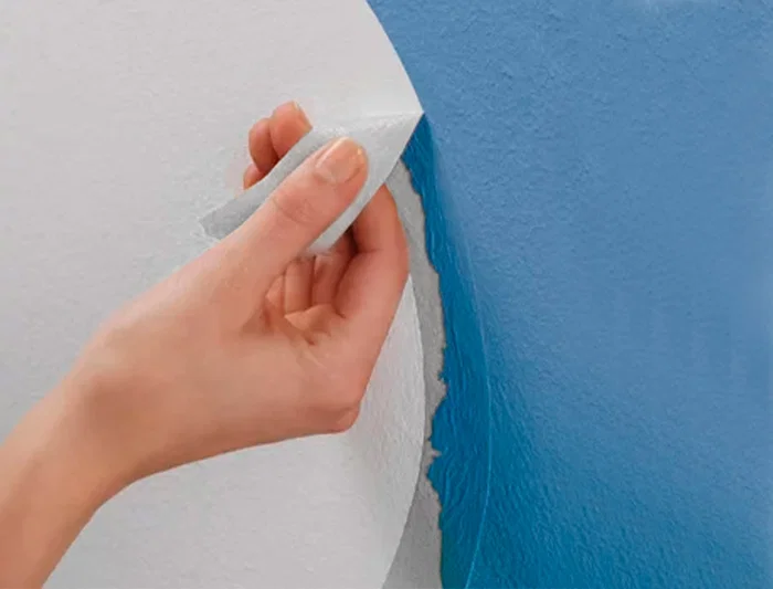 Q-connect Cinta Adhesiva para Pintar, 50 m x 24 mm, Cinta de Enmascarar para Bordes Rectos y Protección de Superficies