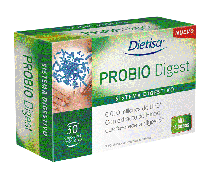 DIETISA Probiodigest 30 cápsulas vegetales
