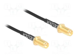 DeLOCK 90893 Cable Coaxial RG-174 con Conectores RP-SMA, 32 cm
