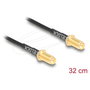 DeLOCK 90893 Cable Coaxial RG-174 con Conectores RP-SMA, 32 cm