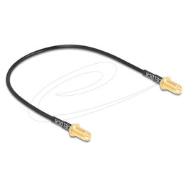 DeLOCK 90893 Cable Coaxial RG-174 con Conectores RP-SMA, 32 cm