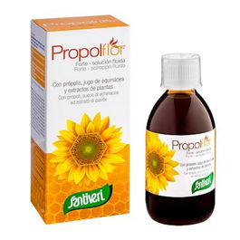 SANTIVERI Propolflor Forte Jarabe para la Fluidez Bronquial y Defensas Naturales 200ml