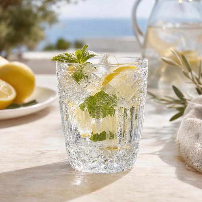 Bidasoa Vaso Bajo Trama Transparente 30 cl