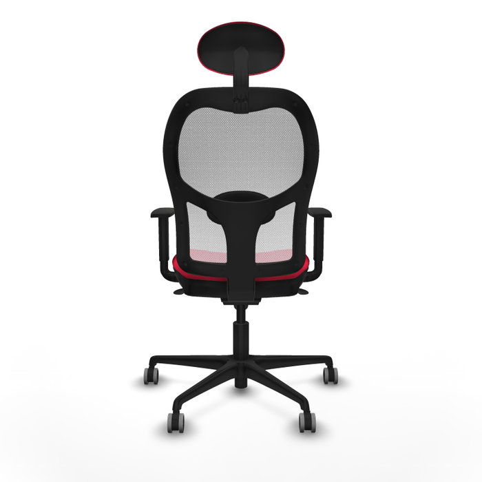 PIQUERAS Y CRESPO Silla de oficina Jorquera Roja y Blanca