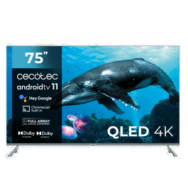 Cecotec TV QLED V3+ series VQU30075+S 75 Pulgadas 4K UHD