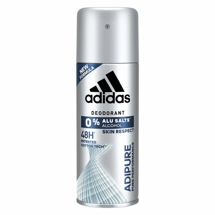 Adidas Adipure Antitranspirante Desodorante en spray para hombres 150 ml Adidas Adipure Antitranspirante Desodorante en spray para hombres 150 ml