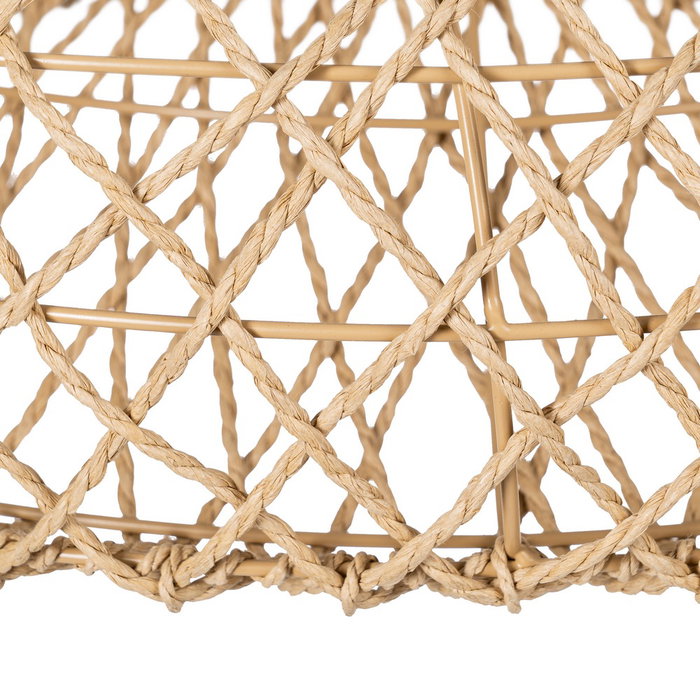 Lámpara Techo Natural Cuerda de Papel 60 X 60 X 27,50 cm