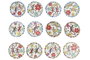 DKD Home Decor Posavasos de Dolomita Lagartija 12x12x0,5 cm - Set de 12