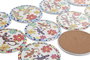 DKD Home Decor Posavasos de Dolomita Lagartija 12x12x0,5 cm - Set de 12