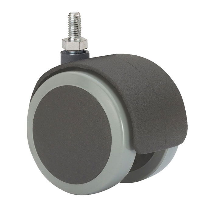 Ruedas Alex Rueda Giratoria Negro/Gris Carga 50kg Espiga 10 x 15 mm Ø 5 cm Ruedas Alex Rueda Giratoria Negro/Gris Carga 50kg Espiga 10 x 15 mm Ø 5 cm