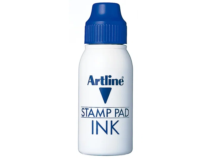 Artline Tinta para tampón azul, bote 50 cc, alto rendimiento