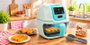 Jugatoys Air fryer ¡la comida cambia de color!, con luces y sonidos