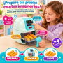 Jugatoys Air fryer ¡la comida cambia de color!, con luces y sonidos