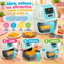 Jugatoys Air fryer ¡la comida cambia de color!, con luces y sonidos