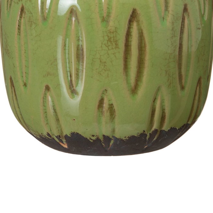 Ixia Macetero Pistacho de Cerámica para Decoración (Pack de 2)