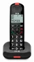SPC 7612N Comfort Kairo - Teléfono DECT Inalámbrico con Identificador de Llamadas, 5 Funciones Antispam, Manos Libres, Compatible con Audífonos, Amplificador de Volumen, Negro