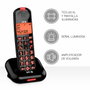 Spc Teléfono Inalámbrico Comfort Kairo 7612N Negro