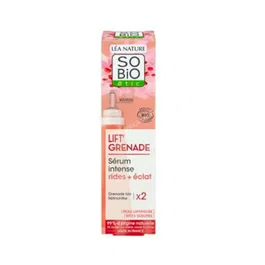 SO´BIO ETIC Serum Facial Intenso Lift Granade Retinol-Like 30 Ml - Alisa, aporta luminosidad, reduce arrugas para piel madura