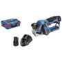 Bosch GHO 12V-20 Professional Cepillo a batería con 2 baterías de 3,0 Ah
