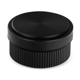 Viefe Tope De Puerta De Aluminio Brooklyn 62x33 Mm Negro Cepillado O Bronce Diseño Moderno Resistente