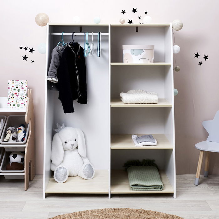 Home Deco Kids Armario Vestidor Infantil 90x48x120 cm