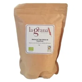 LA GRANA Harina de Fuerza de Trigo Blanca Eco 1Kg
