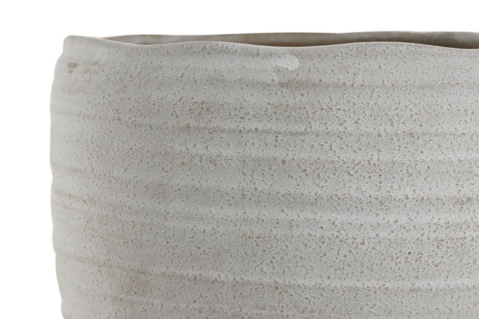DKD Home Decor Jarrón de Porcelana Blanco 17x17x21 cm