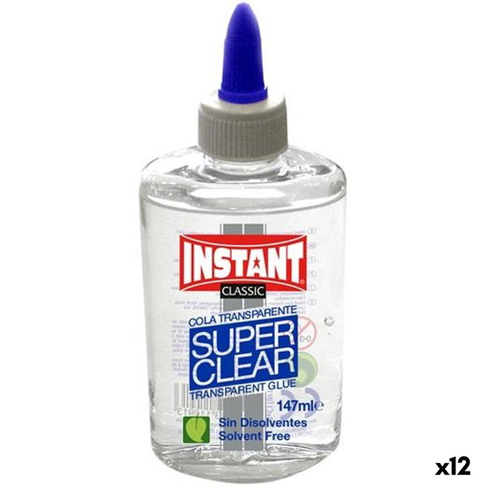 INSTANT Cola Transparente Super Clear 147ml (Pack de 12)