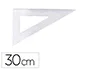Logarex Cartabon de Plastico Cristal, 30 cm Logarex Cartabon de Plastico Cristal, 30 cm